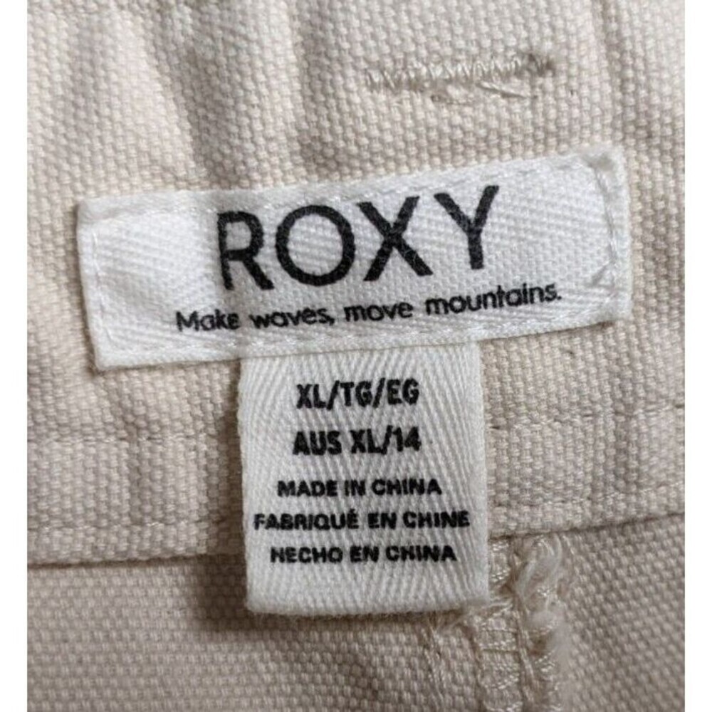 Women's ROXY Off White Lefty Cargo Pants Size XL WORN ONCE! - Picture 15 of 16